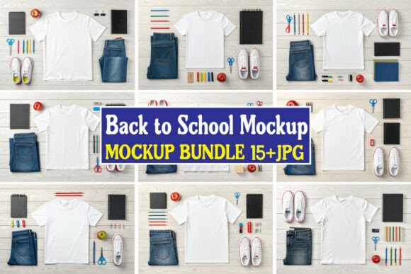 Back to School Mockup Bundle 01