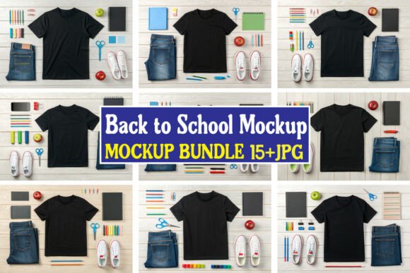 Back to School Mockup Bundle 03