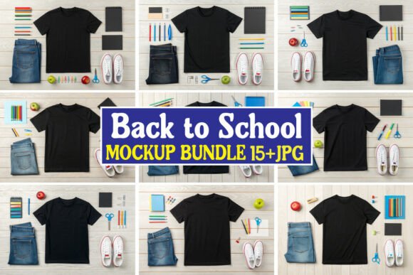Back to School Mockup Bundle 07: A Versatile Tool for Designers and Creators