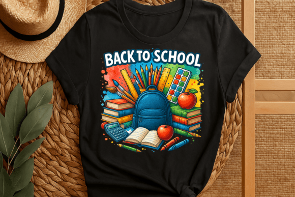 Back to School Teacher Day T-Shirt PNG