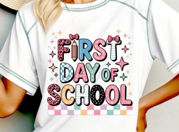 First Day Back to School Sublimation PNG for Teachers
