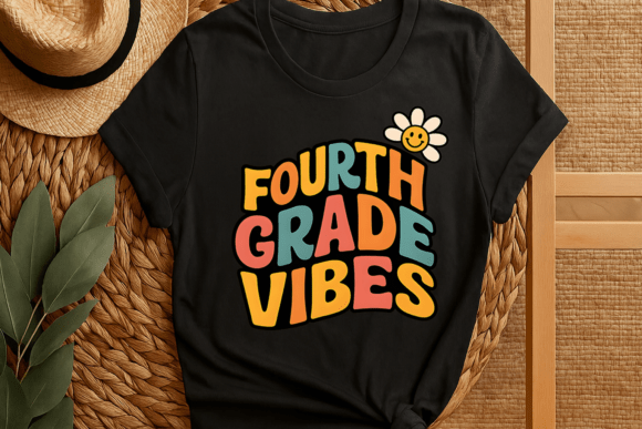 Fourth Grade Back to School T-shirt PNG