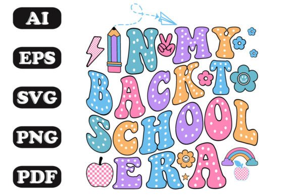 In My Back to School Era Groovy School T