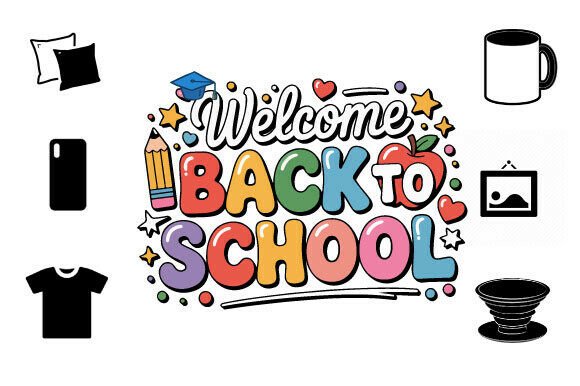 Kids Welcome Back to School Sublimation