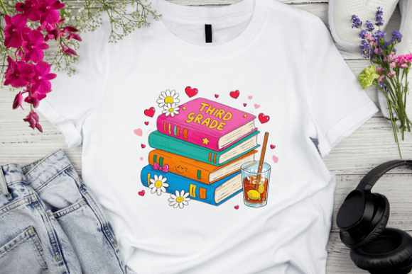 Third Grade Back to School Stack T-Shirt Design: A Creative and Versatile Resource for All Ages